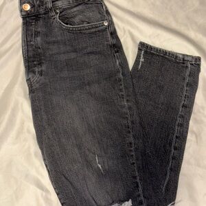 H&M Women's Charcoal Straight Leg Jeans
